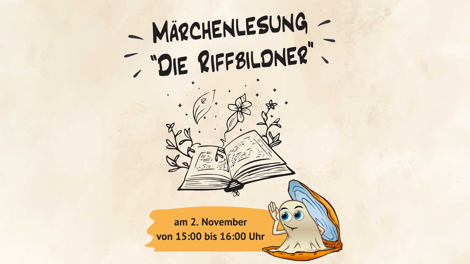 Märchenlesung „Die Riffbildner“ in der Fossilienwelt