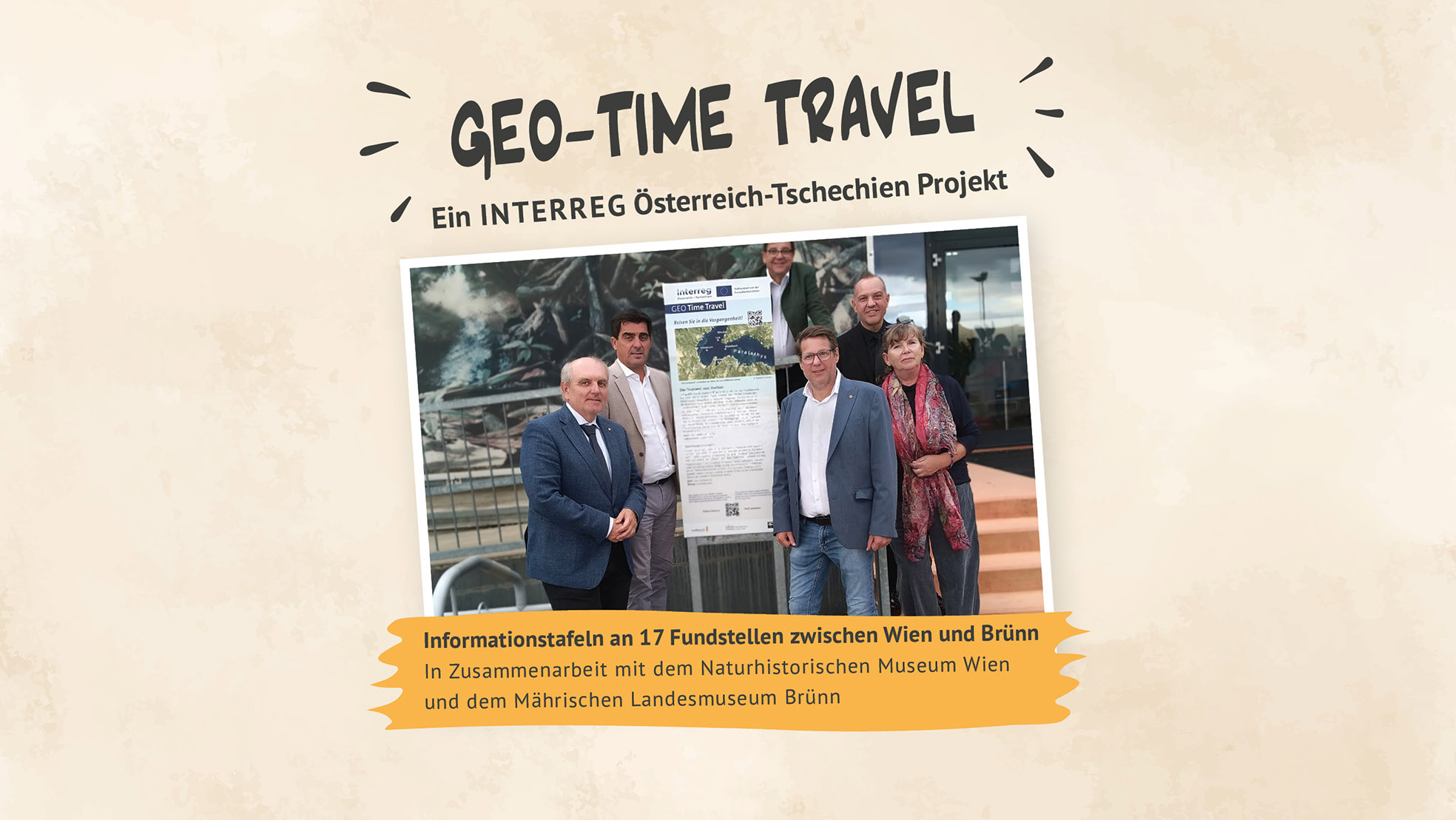 Geo-Time Travel - Eröffnung Infostelen